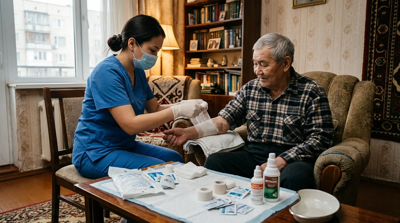 Хирург проводит процедуры на дому в Алматы