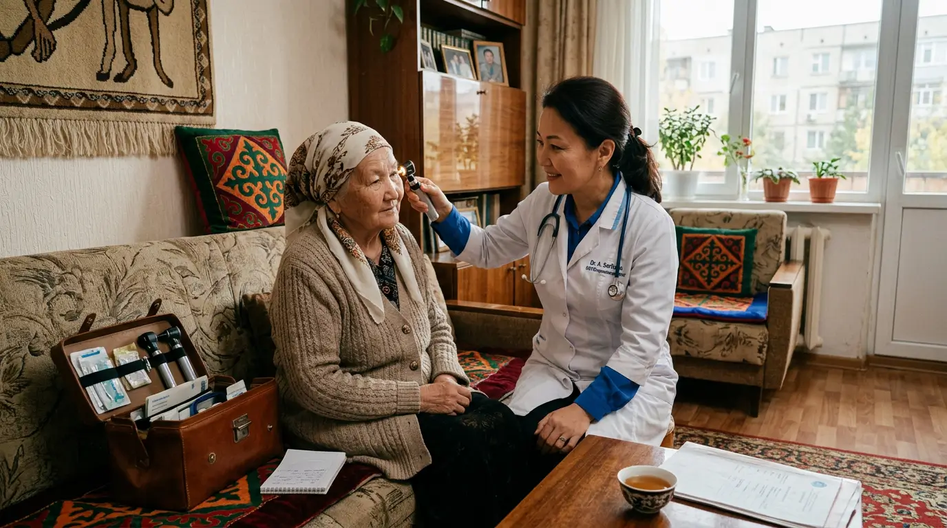 ЛОР на дом в Алматы — приезд врача с оборудованием за 45 минут