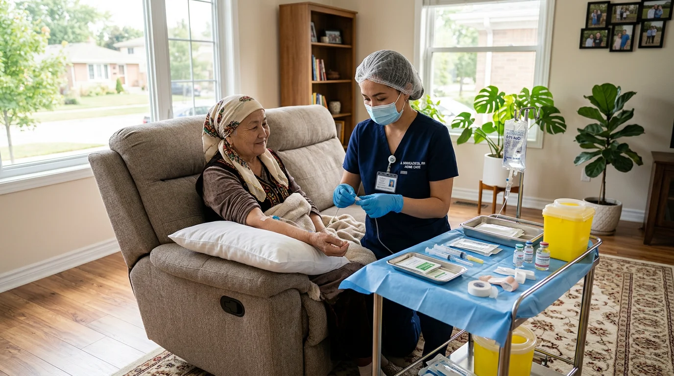 Процедуры медсестрой на дому