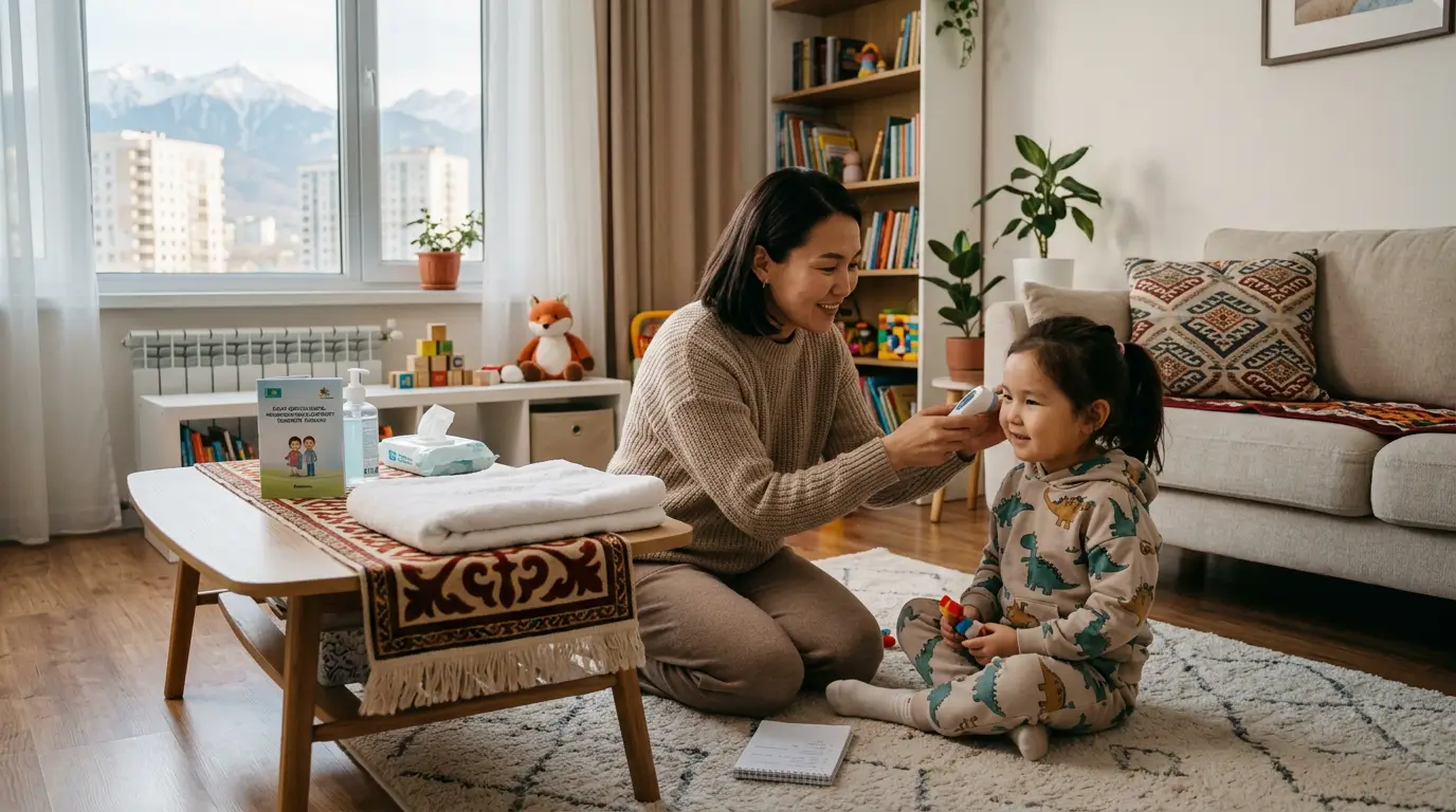 Подготовка к осмотру педиатра на дому в Алматы