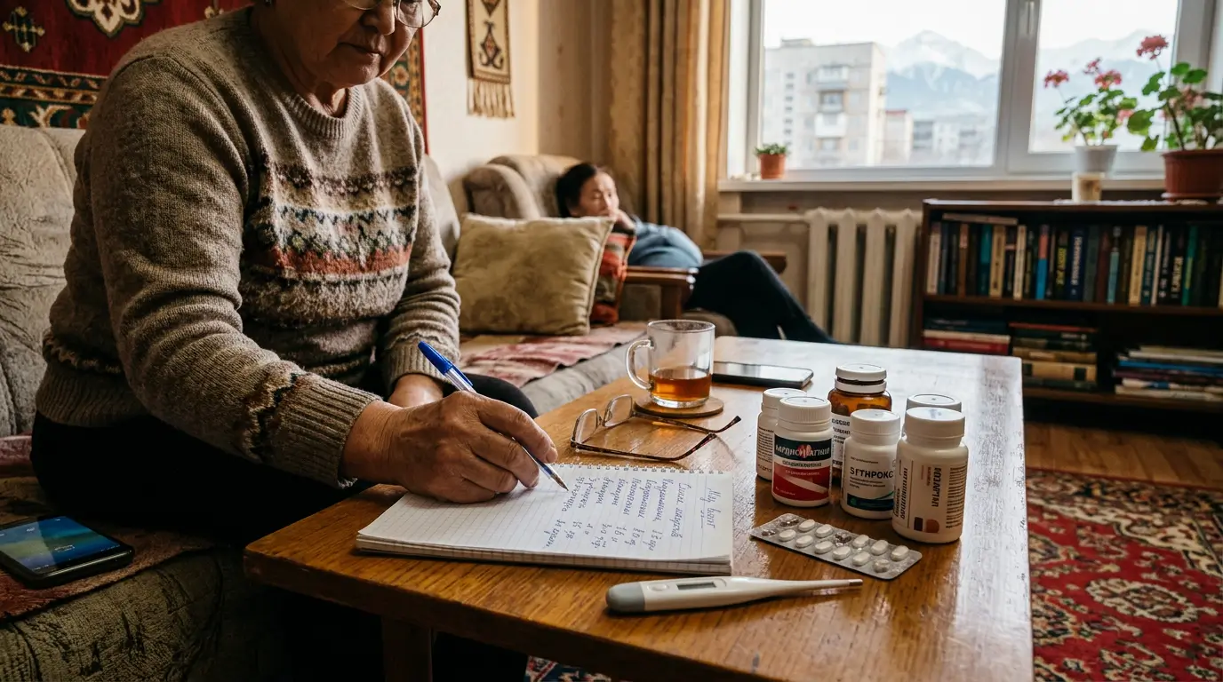 Подготовка к визиту терапевта на дому в Алматы